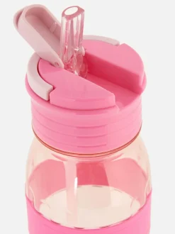 Trinkflasche mit Pop-up-Strohhalm