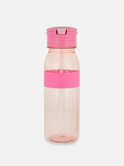 Trinkflasche mit Pop-up-Strohhalm