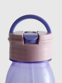 Trinkflasche mit Pop-up-Strohhalm