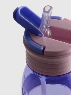 Trinkflasche mit Pop-up-Strohhalm