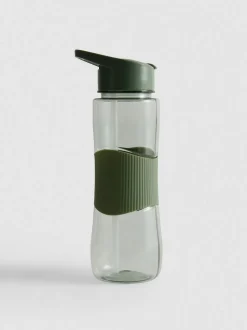 Trinkflasche mit Strohhalm