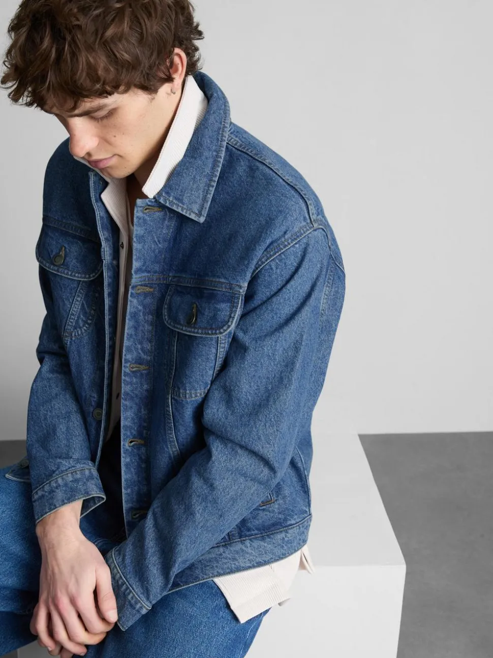 Trucker-Jeansjacke