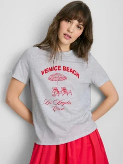 T-Shirt aus reiner Baumwolle mit Grafik