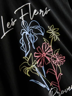 T-Shirt aus reiner Baumwolle mit Grafik