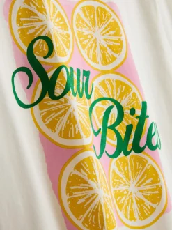 T-Shirt aus reiner Baumwolle mit Grafik