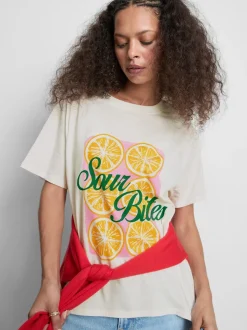T-Shirt aus reiner Baumwolle mit Grafik