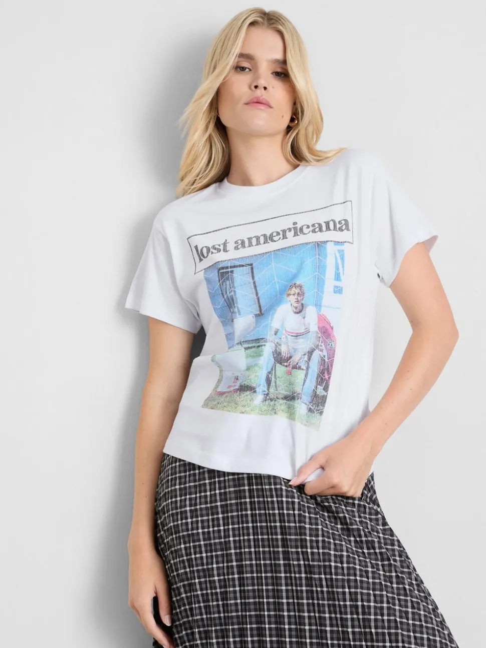 T-Shirt aus reiner Baumwolle mit „Machine Gun Kelly“ Grafik