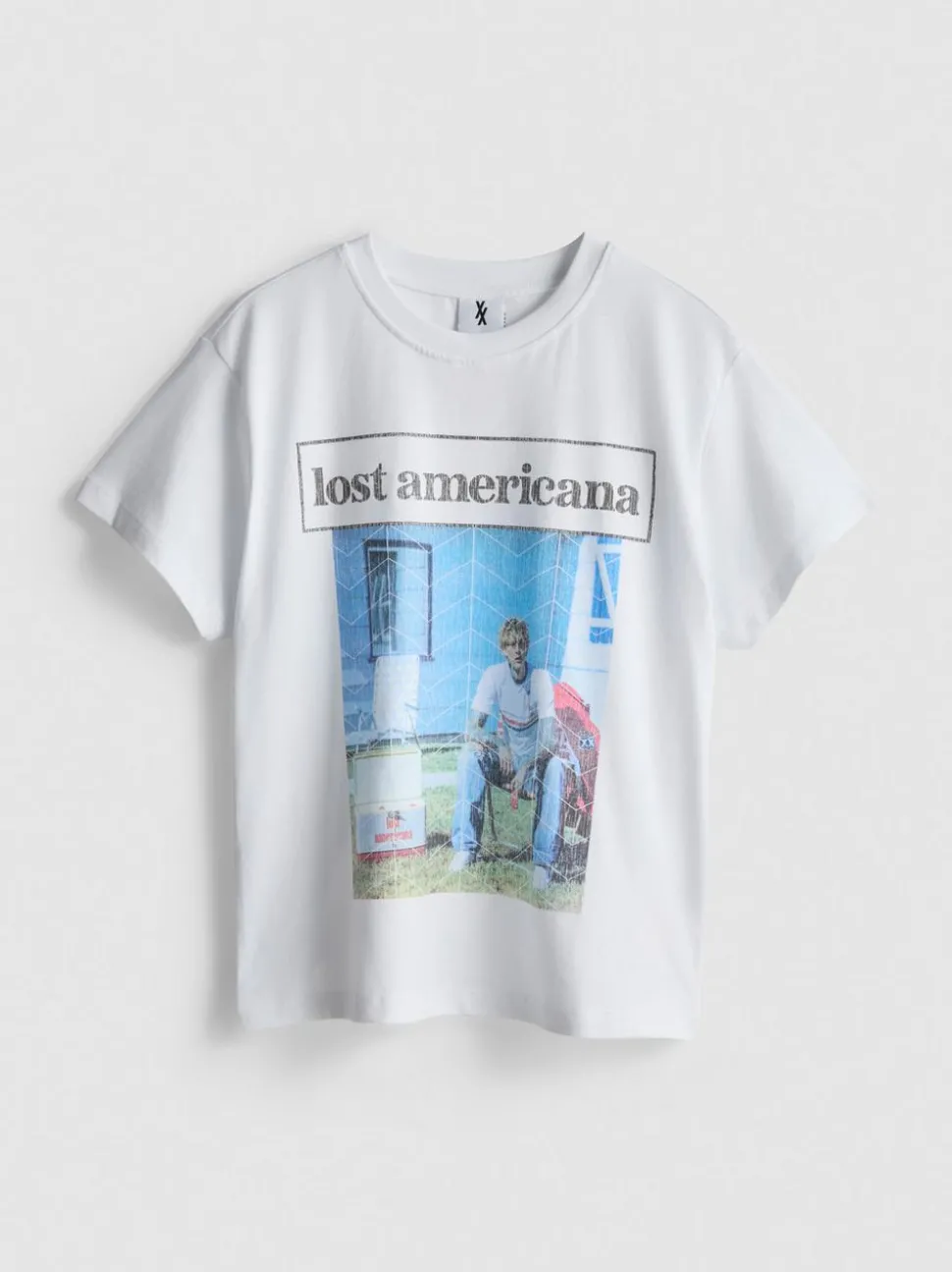 T-Shirt aus reiner Baumwolle mit „Machine Gun Kelly“ Grafik