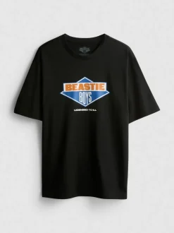 T-Shirt aus reiner Baumwolle mit „Beastie Boys“ Grafik