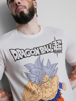 T-Shirt aus reiner Baumwolle mit „Dragon Ball Super“ Grafik