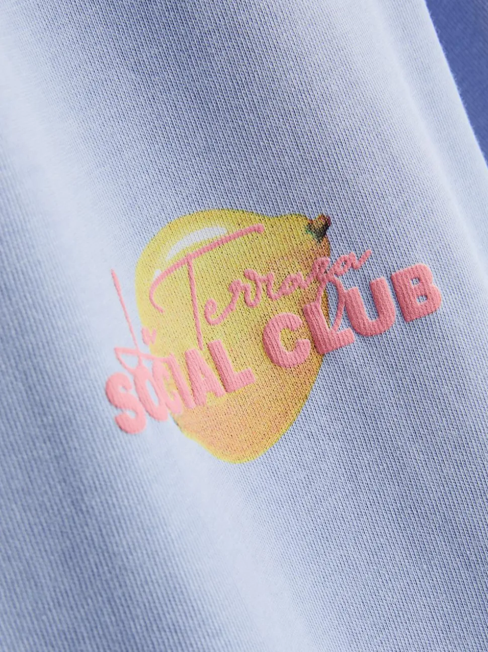 T-Shirt aus reiner Baumwolle mit „Social Club“ Grafik