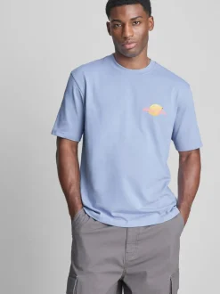 T-Shirt aus reiner Baumwolle mit „Social Club“ Grafik