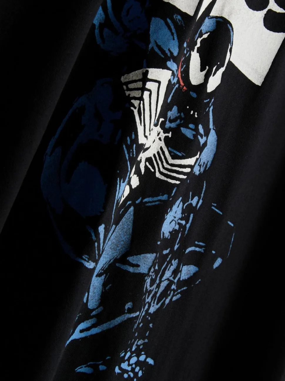 T-Shirt aus reiner Baumwolle mit „MARVEL Venom“ Grafik