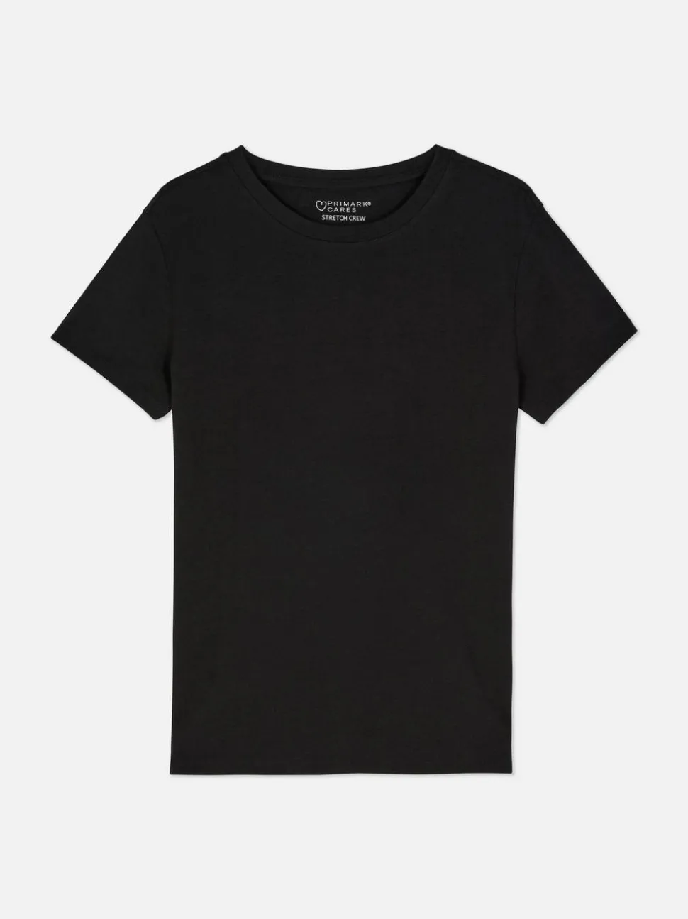 T-Shirt aus Stretch mit Rundhalsausschnitt