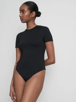T-Shirt-Body mit figurbetonter Passform