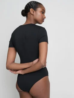 T-Shirt-Body mit figurbetonter Passform