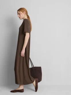 T-Shirt-Kleid in Midi-Länge
