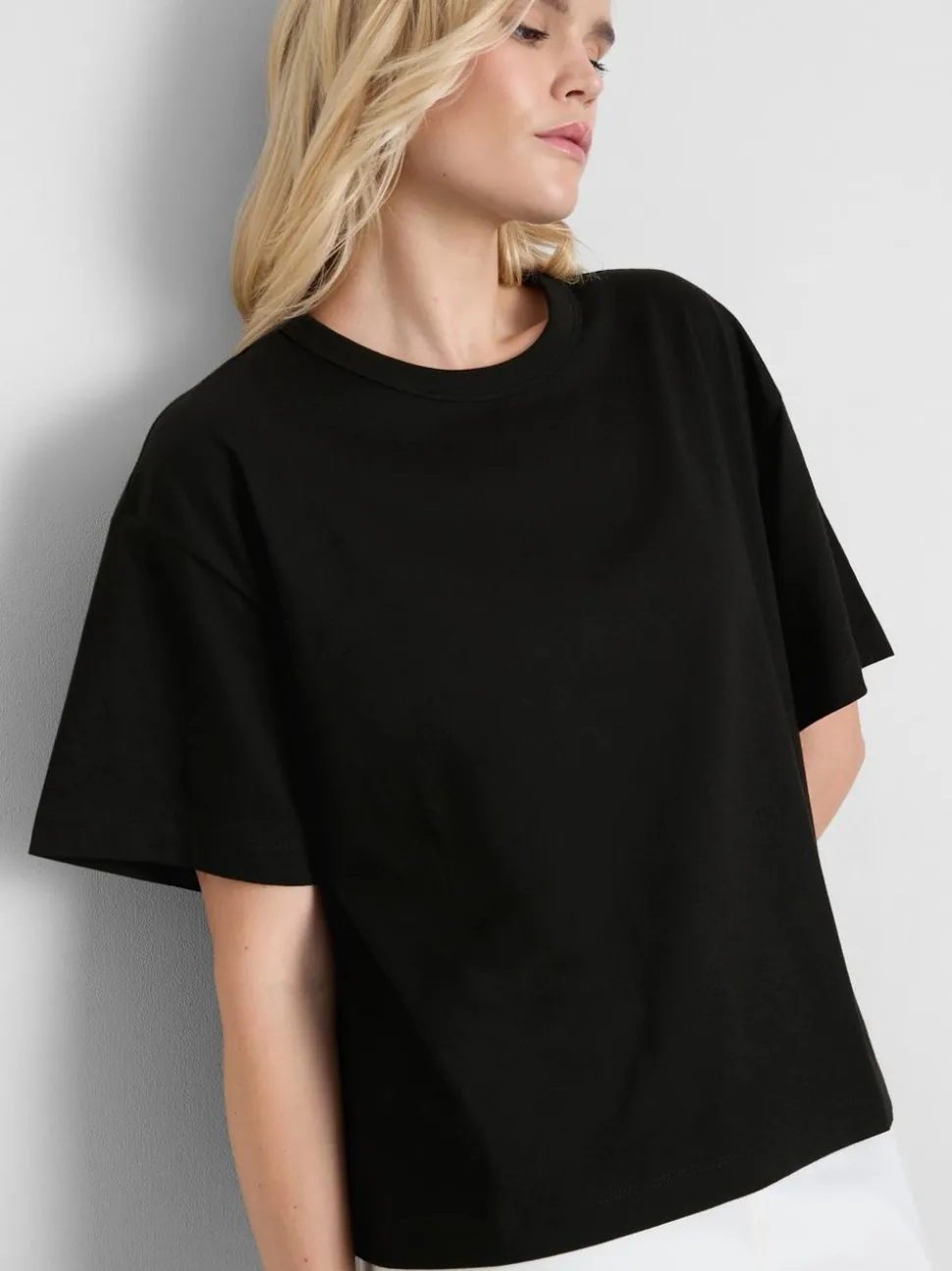 T-Shirt mit geradem Schnitt