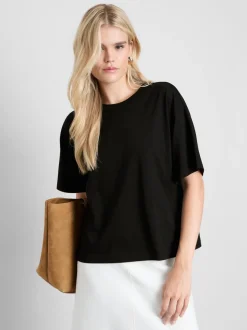 T-Shirt mit geradem Schnitt