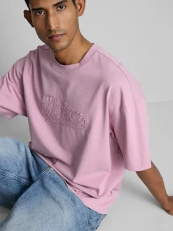 T-Shirt mit „Ibiza“ Stickerei