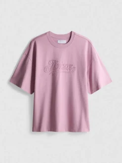 T-Shirt mit „Ibiza“ Stickerei