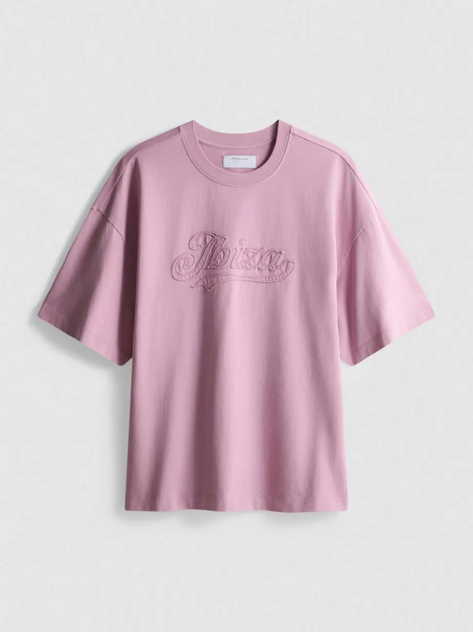 T-Shirt mit „Ibiza“ Stickerei