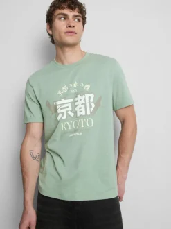 T-Shirt mit Kyoto-Grafik