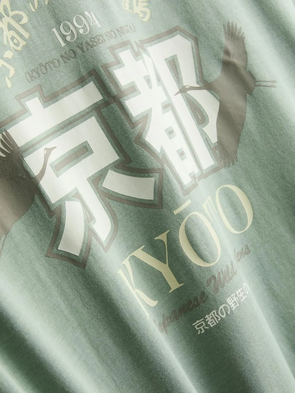 T-Shirt mit Kyoto-Grafik