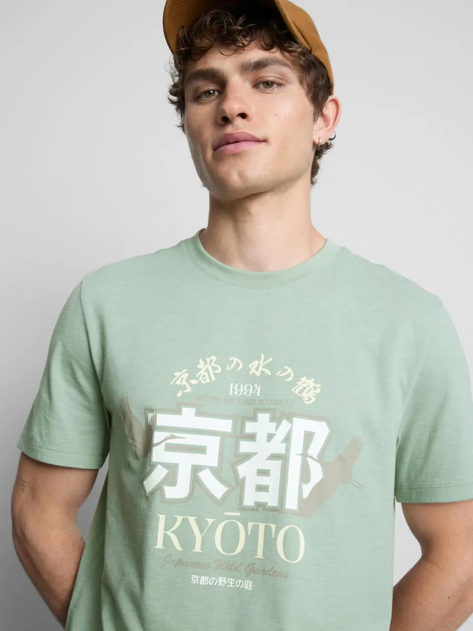 T-Shirt mit Kyoto-Grafik