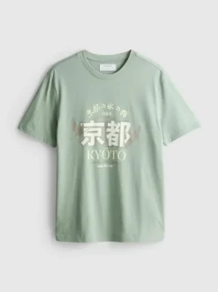 T-Shirt mit Kyoto-Grafik