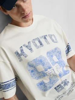 T-Shirt mit Kyoto-Grafik