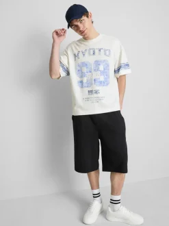 T-Shirt mit Kyoto-Grafik