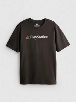 T-Shirt mit „PlayStation“ Logo