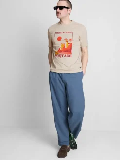 T-Shirt mit Positano-Grafik