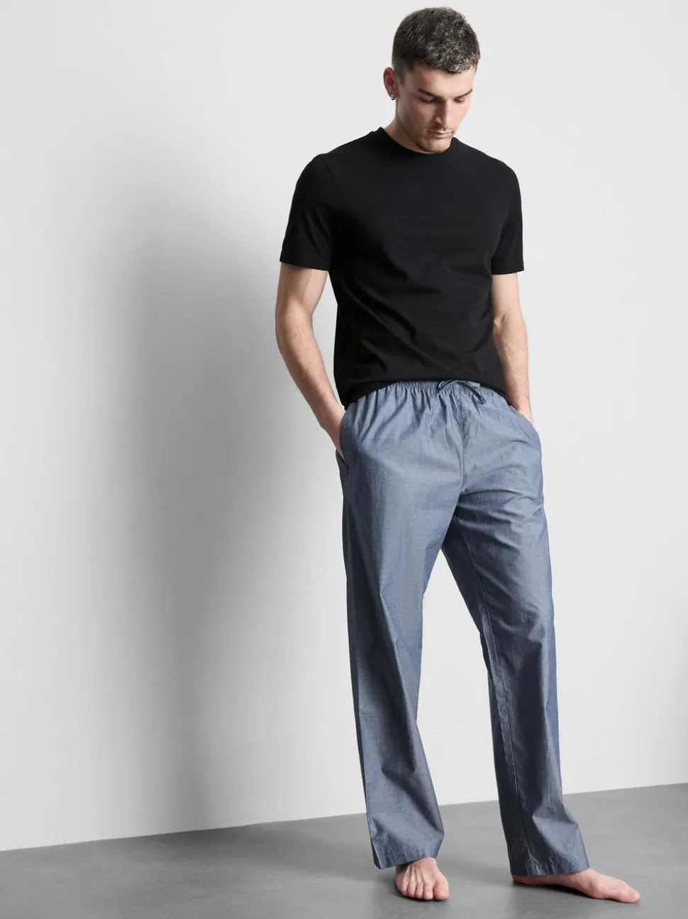 T-Shirts mit Rundhalsausschnitt, 2er-Pack