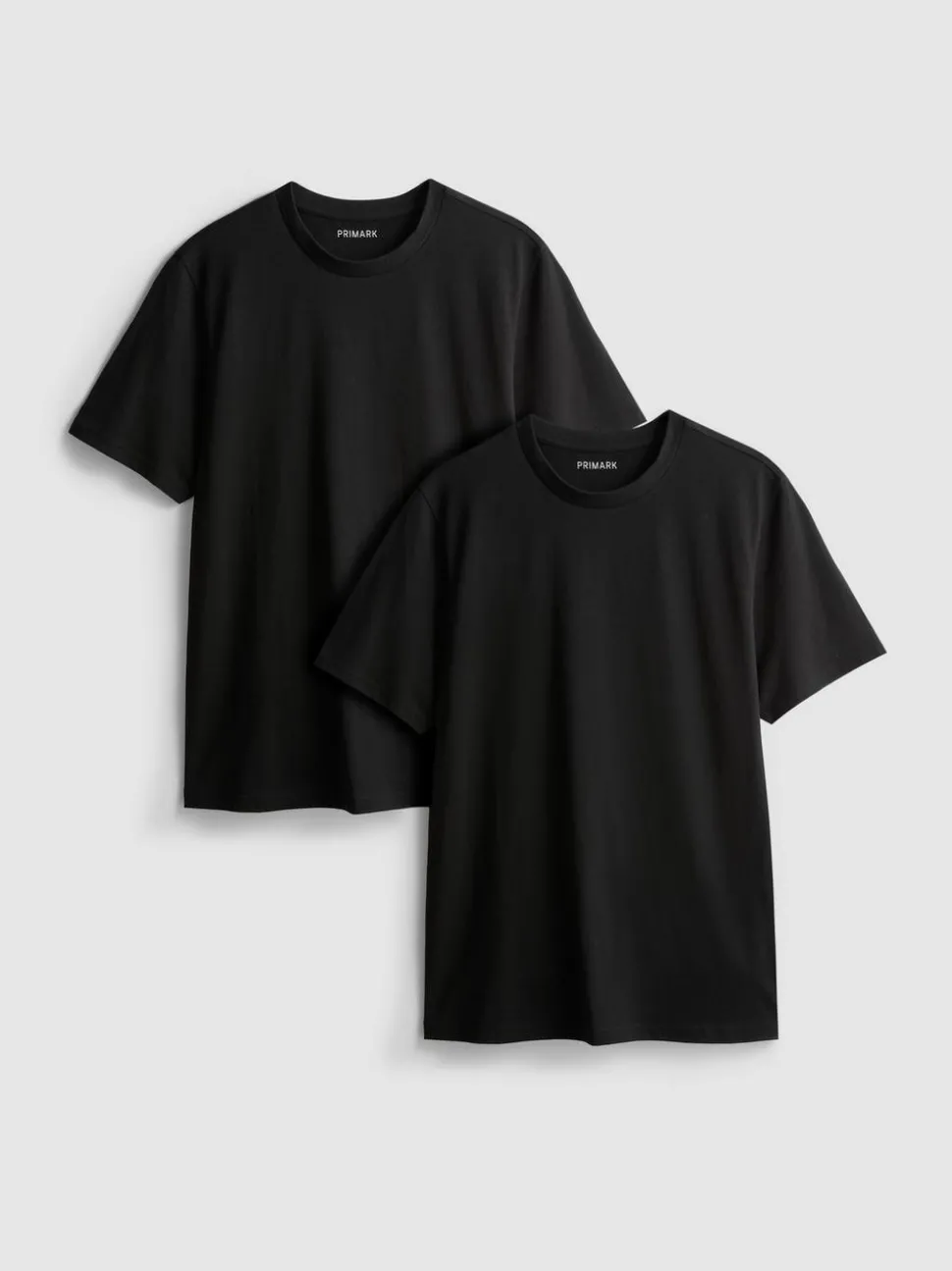 T-Shirts mit Rundhalsausschnitt, 2er-Pack