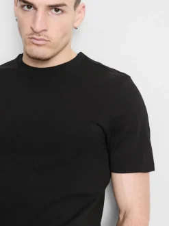 T-Shirts mit Rundhalsausschnitt, 2er-Pack