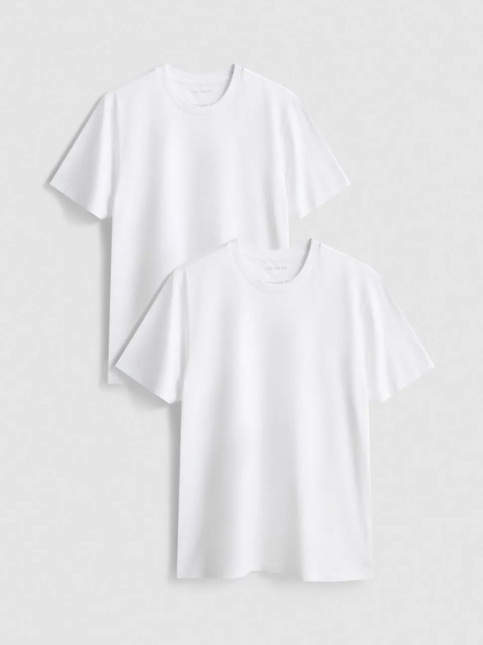 T-Shirts mit Rundhalsausschnitt, 2er-Pack