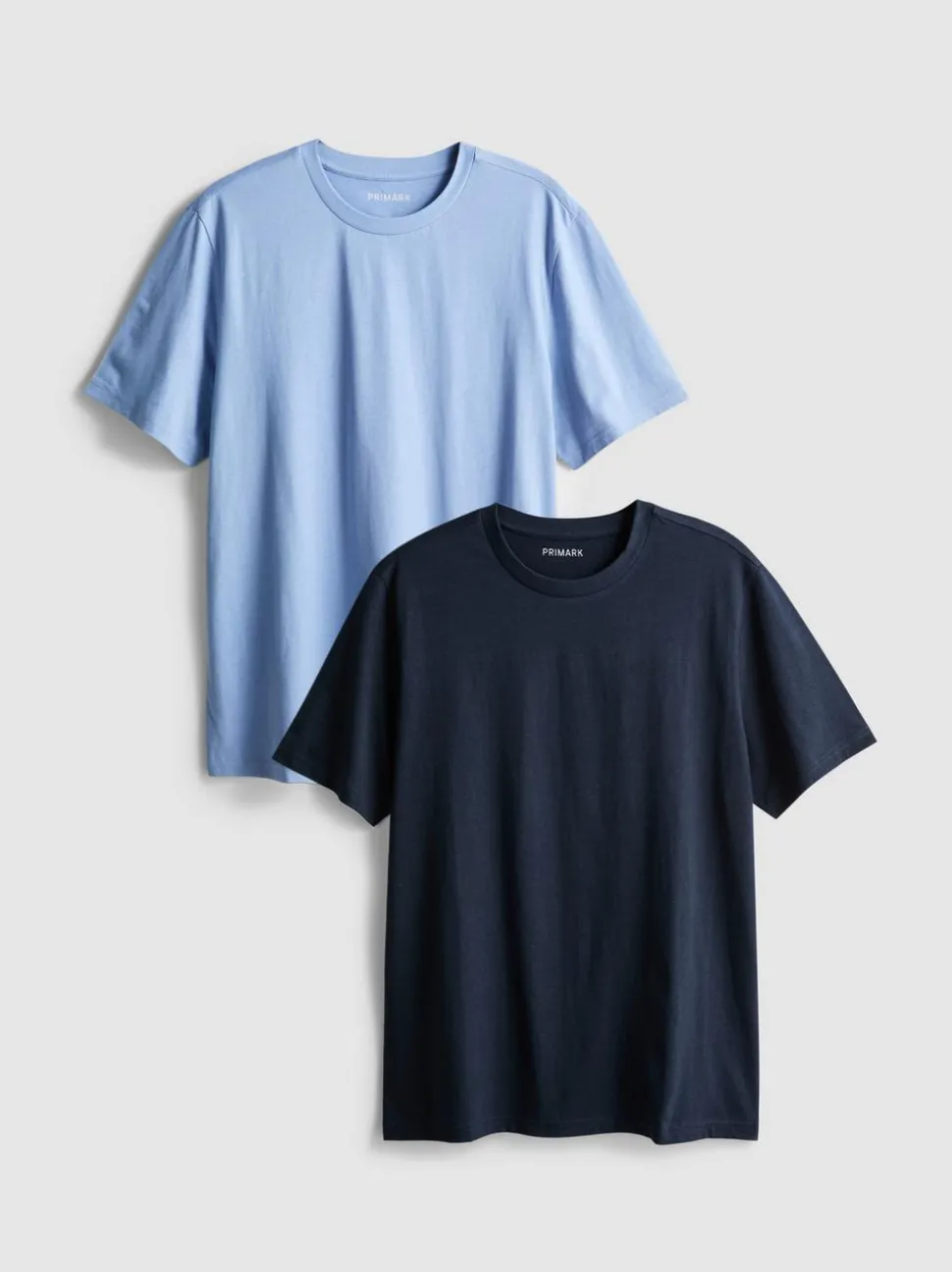 T-Shirts mit Rundhalsausschnitt, 2er-Pack