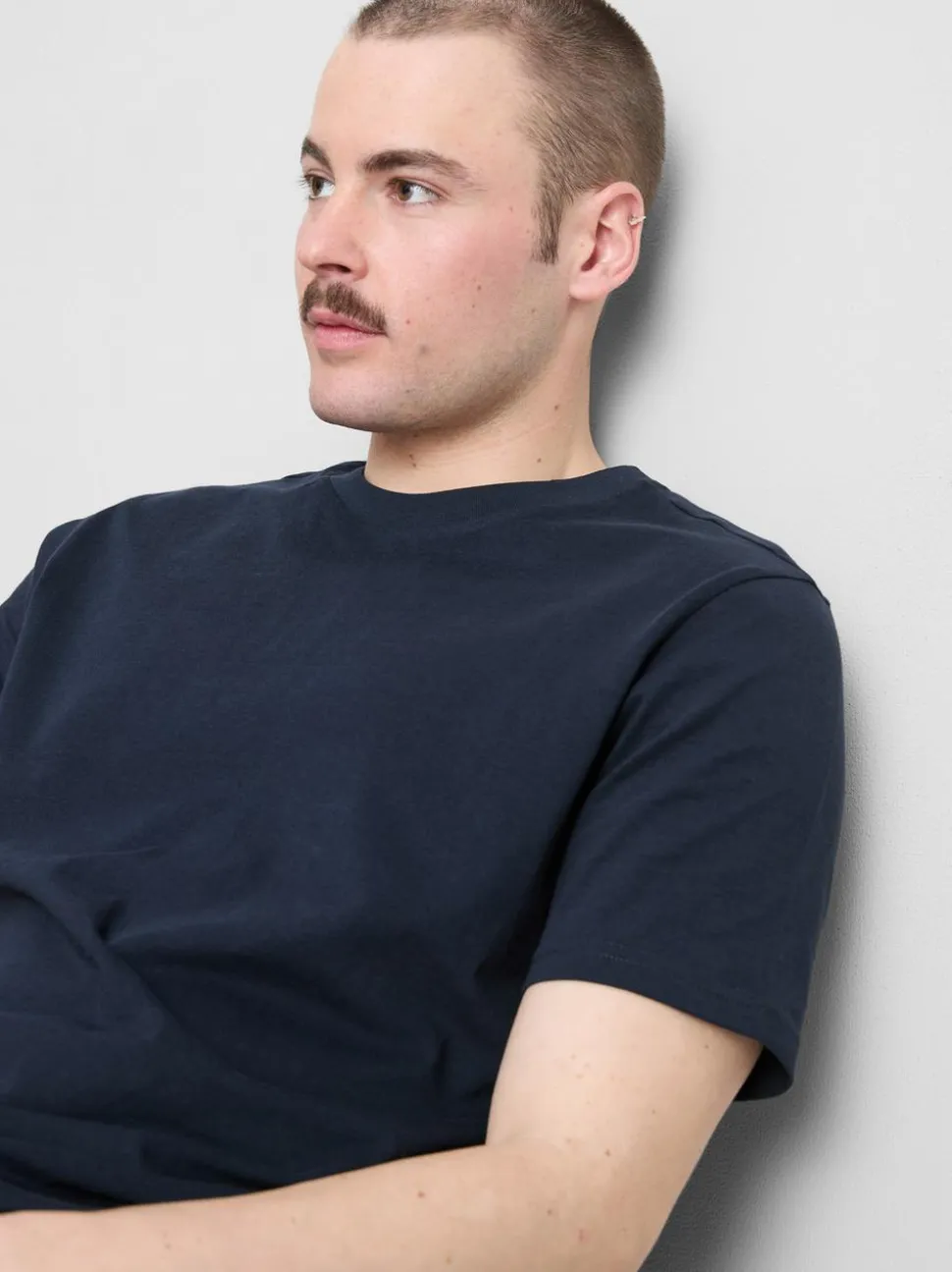 T-Shirts mit Rundhalsausschnitt, 2er-Pack
