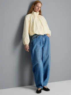 Ultimative Barrel-Jeans aus Baumwoll-Denim