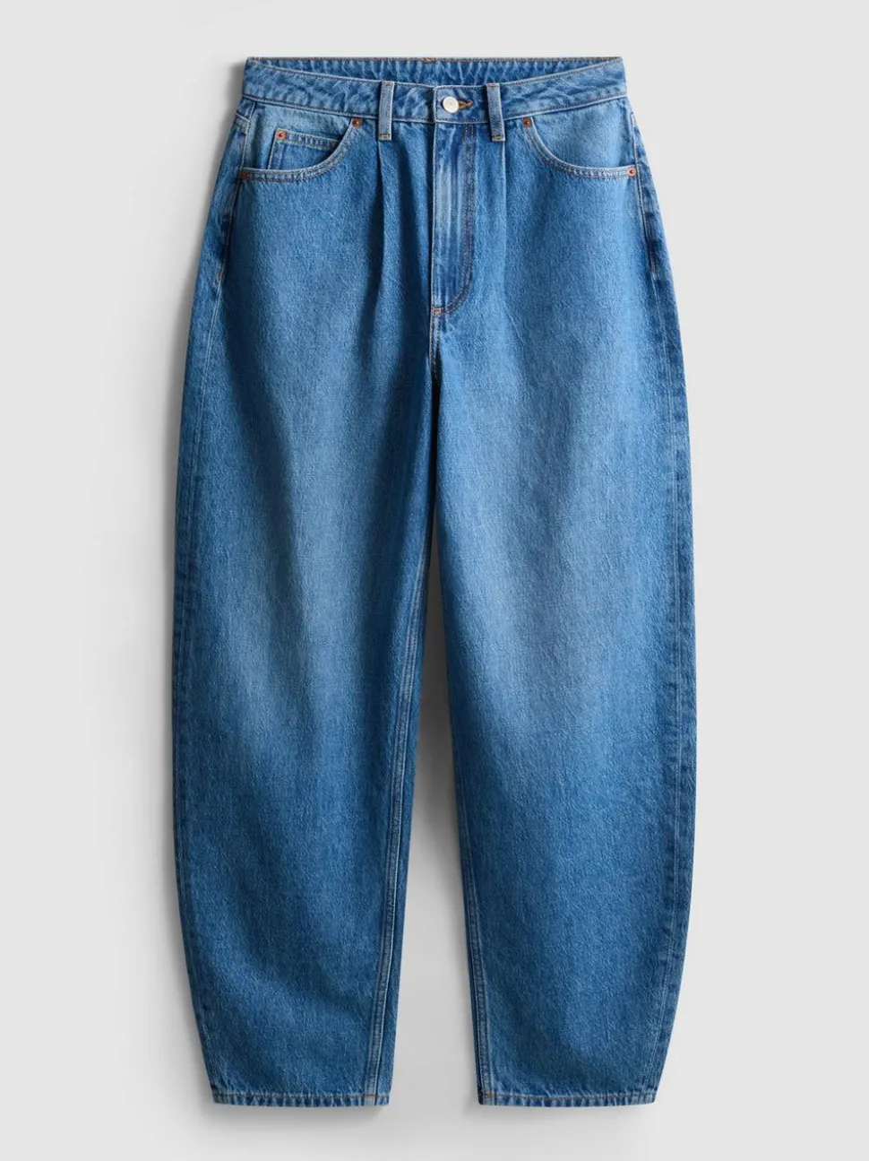 Ultimative Barrel-Jeans aus Baumwoll-Denim