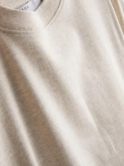 Ultimatives Baumwoll-T-Shirt mit Rundhalsausschnitt