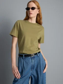 Ultimatives Baumwoll-T-Shirt mit Rundhalsausschnitt