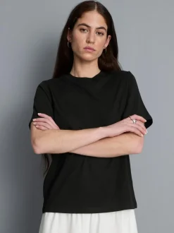Ultimatives Baumwoll-T-Shirt mit Rundhalsausschnitt