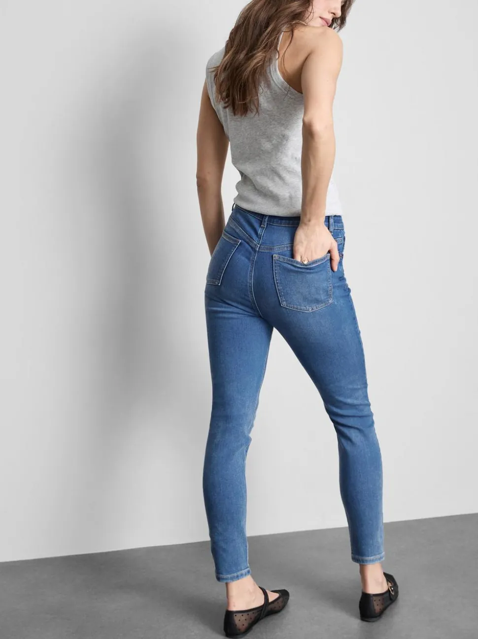 Ultimative Skinny Jeans mit hoher Leibhöhe