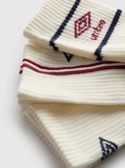 „Umbro“ Crew-Socken aus Baumwolle, 3er-Pack