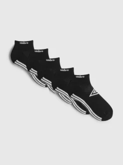 „Umbro“ Sneakersocken, 5er-Pack