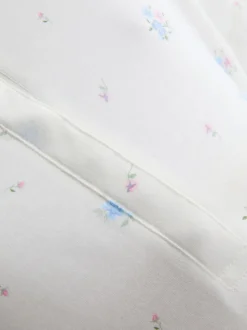 Umstandsnachthemd mit Print und Druckknöpfen