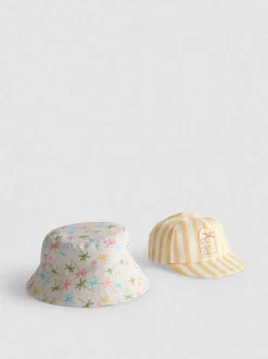 Urlaubsmützen für Babys, 2er-Pack
